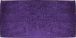 Large Terry Velour 100% Ring Spun Cotton Beach Towel-Purple
