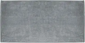 TowelSoft Premium terry velour beach towel 30 inch x 60 inch-Silver