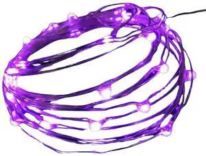 Elegani 180 LED Silver Copper Branch Tree Lights  9ft, Purple, Plug-In, Indoor/Outdoor, Waterproof, Energy-Efficient, Holiday & Party Decoration