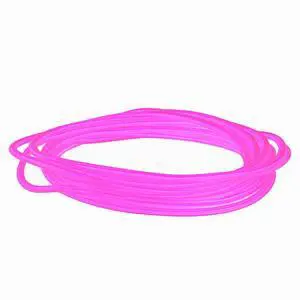 Elegani 6FT Wearable Neon Glow String Light with Clip  Flexible Nighttime Safety & Party Decoration-Pink