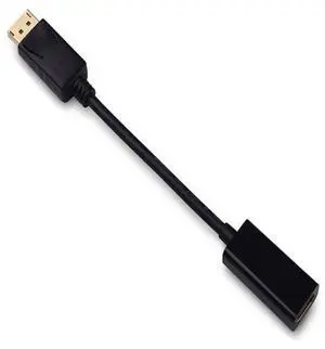 SANOXY Cables and Adapters; 6.5 inches Displayport 1.2 Male to HDMI Female Active Adapter Cable with Latches 4K@60Hz Resolution Ready