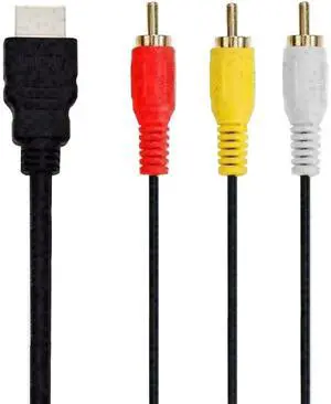 HDMI Male To 3 RCA Video Audio AV Component Converter Adapter Cable HDTV 1080