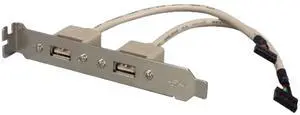 Sanoxy USB 2.0 A Female 2 Port Internal AT Motherboard Adapter