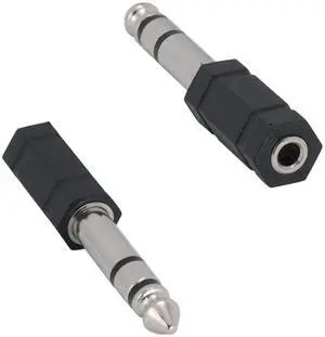 Sanoxy (2-Pack) 3.5mm Stereo Female to 6.3mm(1/4") Stereo Male Adapter