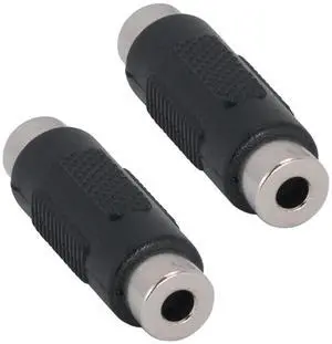 Sanoxy (2-Pack) 3.5mm Stereo Female to Female Coupler