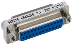 SANOXY Cables and Adapters; 2 PACK of DB25 Female to Female Mini Gender Changer