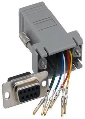SANOXY Cables and Adapters; 5 PACK ofDB9 Female to RJ-12 Modular Adapter