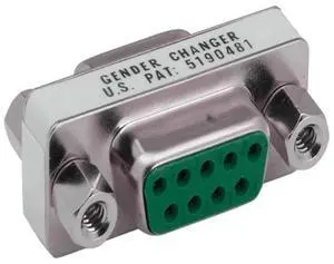 SANOXY Cables and Adapters; 2 PACK of DB9 Female to Female Mini Gender Changer