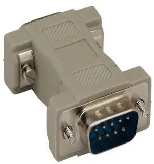 SANOXY Cables and Adapters; 2 PACK of DB9 Male to Male Molded Gender Changer