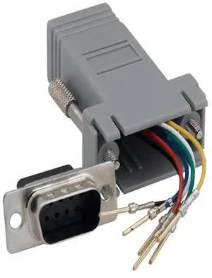 SANOXY Cables and Adapters; 2 PACK of DB9 Male to RJ-12 Modular Adapter
