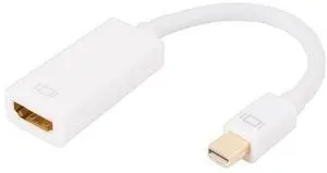 Mini DisplayPort (Male) to HDMI (Female) Adapter with Audio  1080p Video & Digital Sound Support