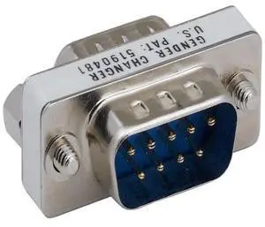 SANOXY Cables and Adapters; 2 PACK ofDB9 Male to Male Mini Gender Changer