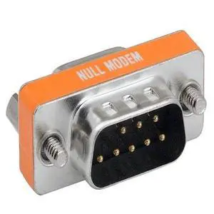 SANOXY Cables and Adapters; 2 Pack of DB9 Male to Female Null Modem Mini Adapter