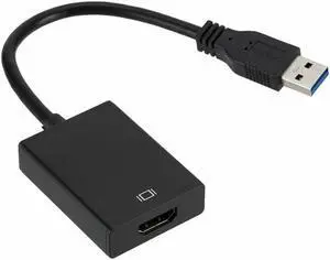 HD 1080P USB 3.0 to HDMI Video Cable Adapter For PC Laptop HDTV LCD TV Converter