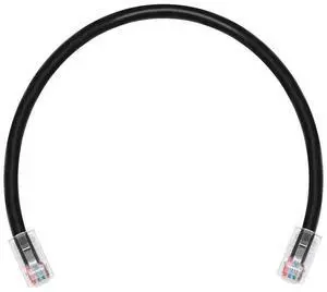 SANOXY Cat6A Ethernet Cable 30FT, Shielded STP LAN Patch Cord, 10Gbps, 500MHz, 26AWG Pure Copper, Gold Plated RJ45, Non-Booted Short Network Cable, Black