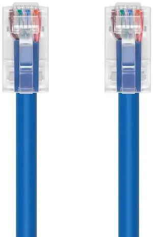 SANOXY Cat6A Ethernet Cable 30FT, Shielded STP LAN Patch Cord, 10Gbps, 500MHz, 26AWG Pure Copper, Gold Plated RJ45, Non-Booted Short Network Cable, Blue 30 ft.