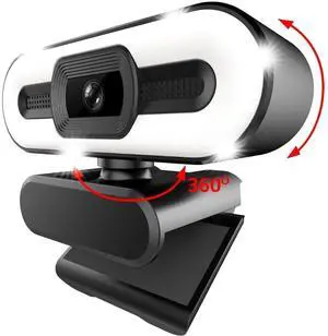 Sanoxy 1080P USB 3.0 Webcam w/ Mic, Auto Focus & Color Control (PC/Laptop)