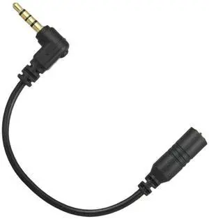 3.5mm Female to 3.5mm Male Adapter Cable 6 Inch