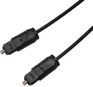 15 Feet Gold TOSLink Fiber Optic Digital Audio Cable