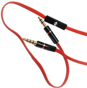 Replacement 3.5mm Audio Cable with Mic Aux Cord Compatible with Beats Headset Replacement 3.5mm Audio Cable with Mic Aux Cord Compatible with Beats Headset