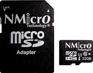 NMicro 32GB micro SD microSD Class 10 C10 UHS1 32G 32 G GB Go Flash TF memory card with adapter microSDHC