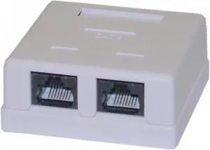 Digiwave CAT6 Dual Baseboard Jack