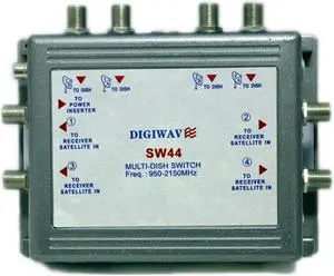 Digiwave 4 IN 4 OUT Satellite Switch