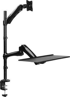 TygerClaw Single Monitor Sit-Stand Workstation TYDS14011