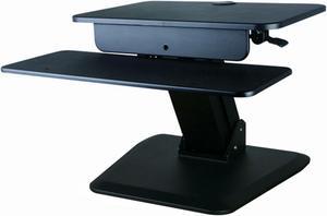 TygerClaw TYDS10016BLK Sit-Stand Desktop Workstation Stand