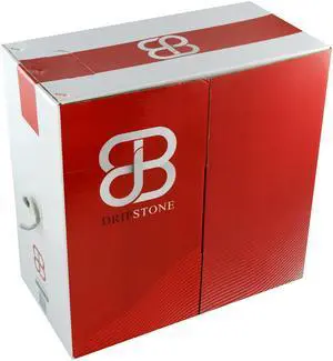 Dripstone 1000ft  CAT6 UTP CABLE 1000FT 23AWG SOLID LAN NETWORK WIRE/ETHERNET BULK RJ45 GRAY