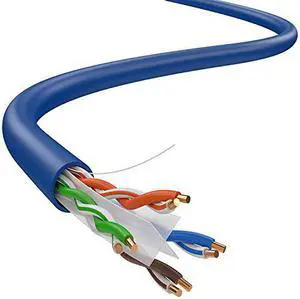 CAT6 Solid UTP Cable 23AWG 1000ft LAN Network Ethernet RJ45 Wire, Blue Big Feeder