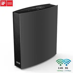 Wavlink AC3200 Dual-Band Gigabit Gaming WiFi Router With MU-MIMO, Supports Guest WiFi & Parental Control, 4 Gigabit Ports, USB3.0 Port, 8x5dBi Internal Antennas, LCD Screen, iF Design Award Winner Wavlink AC3200 Dual-Band Gigabit Gaming WiFi Router With MU-MIMO, Supports Guest WiFi & Parental Control, 4 Gigabit Ports, USB3.0 Port, 8x5dBi Internal Antennas, LCD Screen, iF Design Award Winner