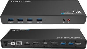 WAVLINK Dual 5K USB 2024 C Universal Laptop Dock