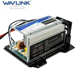WAVLINK 55Amp RV Power Converter, 120V AC to 12V DC Battery Charger with 3 Smart Charging Modes, 13V-16.5V Adjustable Operating Range, Multi-Stage Charging Assembly for Lithium and Lead Acid Batteries