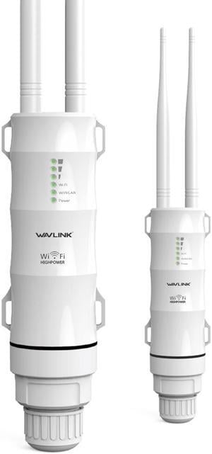 Wavlink AC600 High Power Outdoor Wireless WIFI Router/AP Repeater, 2.4GHz 150Mbps + 5GHz 433Mbps Outer Detachable Antenna outdoor Wireless Repeater Dual Band AC600 outside Repeater Router POE