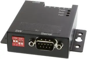 Coolgear USB-to-Optical isolated RS-232/422/485 Industrial Adapter