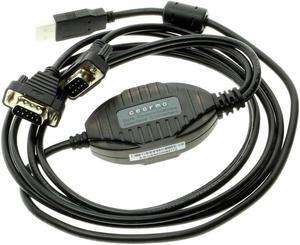 Gearmo 2 Port USB to Serial Adapter with TX/RX LEDs, COM Retention, FTDI Chip, 920K Baud Rate, Windows 11 supported