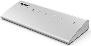 Gearmo USB Hub SuperSpeed 3.0 7-Port Aluminum Sleek Desktop Slim Design