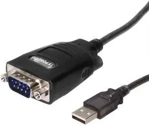 Coolgear 6ft USB to DB-9 RS232 Serial Converter with FTDI Chipset