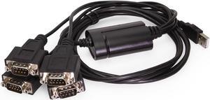 Coolgear 4-port USB to RS232 Adapter FTDI FT4232H & ZyWyn