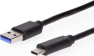 Coolgear USB 3.2 Gen 2 Type-C Male to Type-A Male Cable - 6ft