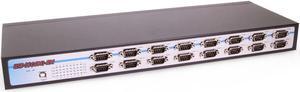 Coolgear USB to Serial 16 COM RS-232/422/485 Rack mount adapter
