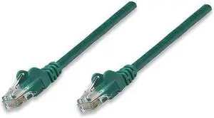 Intellinet Network Solutions 100' Green Cat5e RJ-45 Male/Male UTP Network Patch Cable