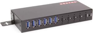 Gearmo 10-Port USB 3.2 Gen 2 Hub - 6 Type-A Ports 4 Type-C Ports & ESD Protection