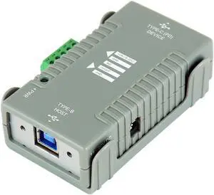 Coolgear Power Delivery Injector USB Type-C PD 2.0 Gen1 and Gen2 Super Speed USB 3.1 B Host to USB 3.1 PD Device