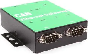 Coolgear 2 Port Ethernet to CAN Bus Adapter w/ 16kV ESD Surge Protection
