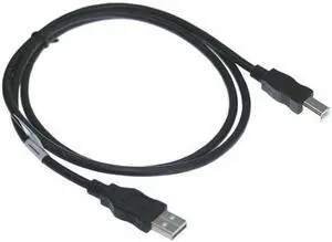 USBGear 10ft. Black USB 2.0 A to B Device Cable