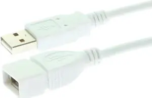 USBGear USB 2.0 Extension Cable 6ft A-Male to A-Female