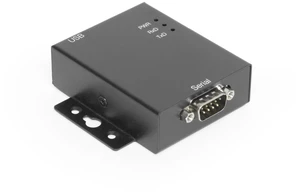 Coolgear USB 2.0 to Serial High-Speed RS-232 Industrial Adapter Metal Case with Mounting Flanges Coolgear USB 2.0 to Serial High-Speed RS-232 Industrial Adapter Metal Case with Mounting Flanges
