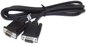 Cablemax 5ft. Male to Female DB9 Data Cable 9-Conductor Molded Shielded UltraFlex
